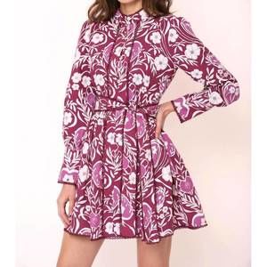 NEW BEYOND BY VERA nella mini dress in purple